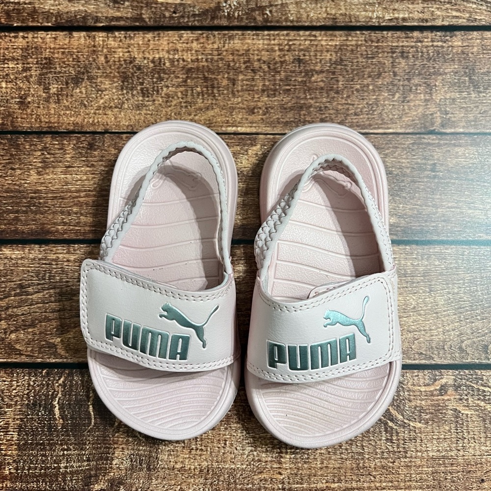 Puma Kids Pink Sandals